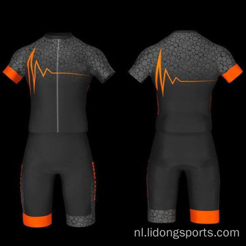 Custom Racing Sport Bicycle korte mouwen fietsjersey